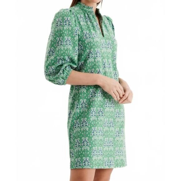 Tyler Boe Sherri Knit Dress in Green Size Medium - Picture 3 of 15